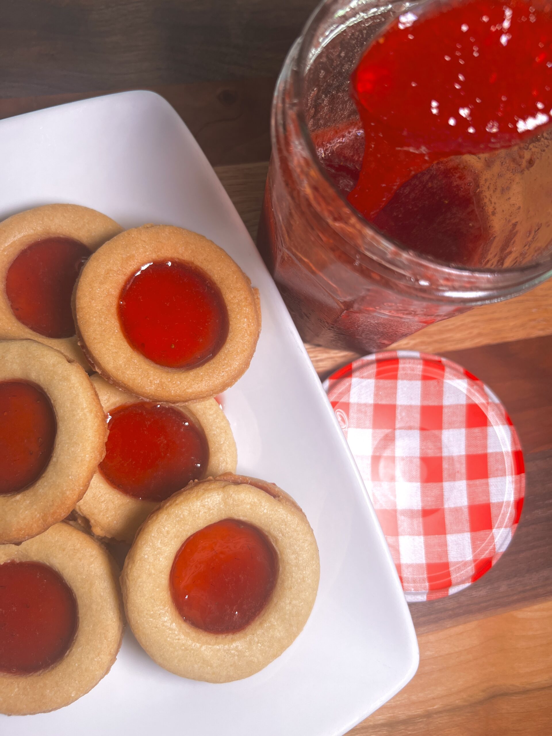 Jam Shortbread Cookies